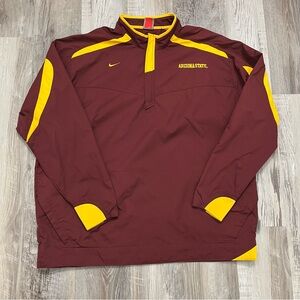 Vintage Nike Team Arizona State Windbreaker Track Jacket Mens XL